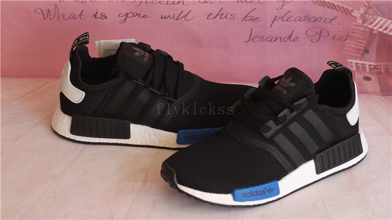 Real Boost Adidas NMD R1 PK Black and Blue